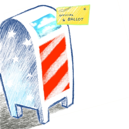 illustration of a mailbox 